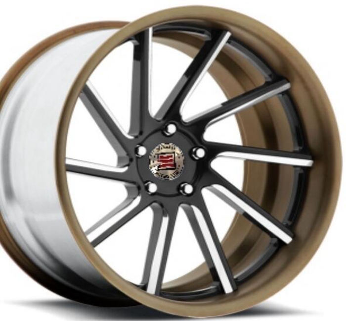 Forged aluminum hub